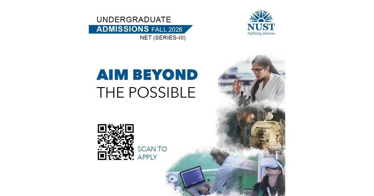 National University of S & T Risalpur NUST Fall Admissions