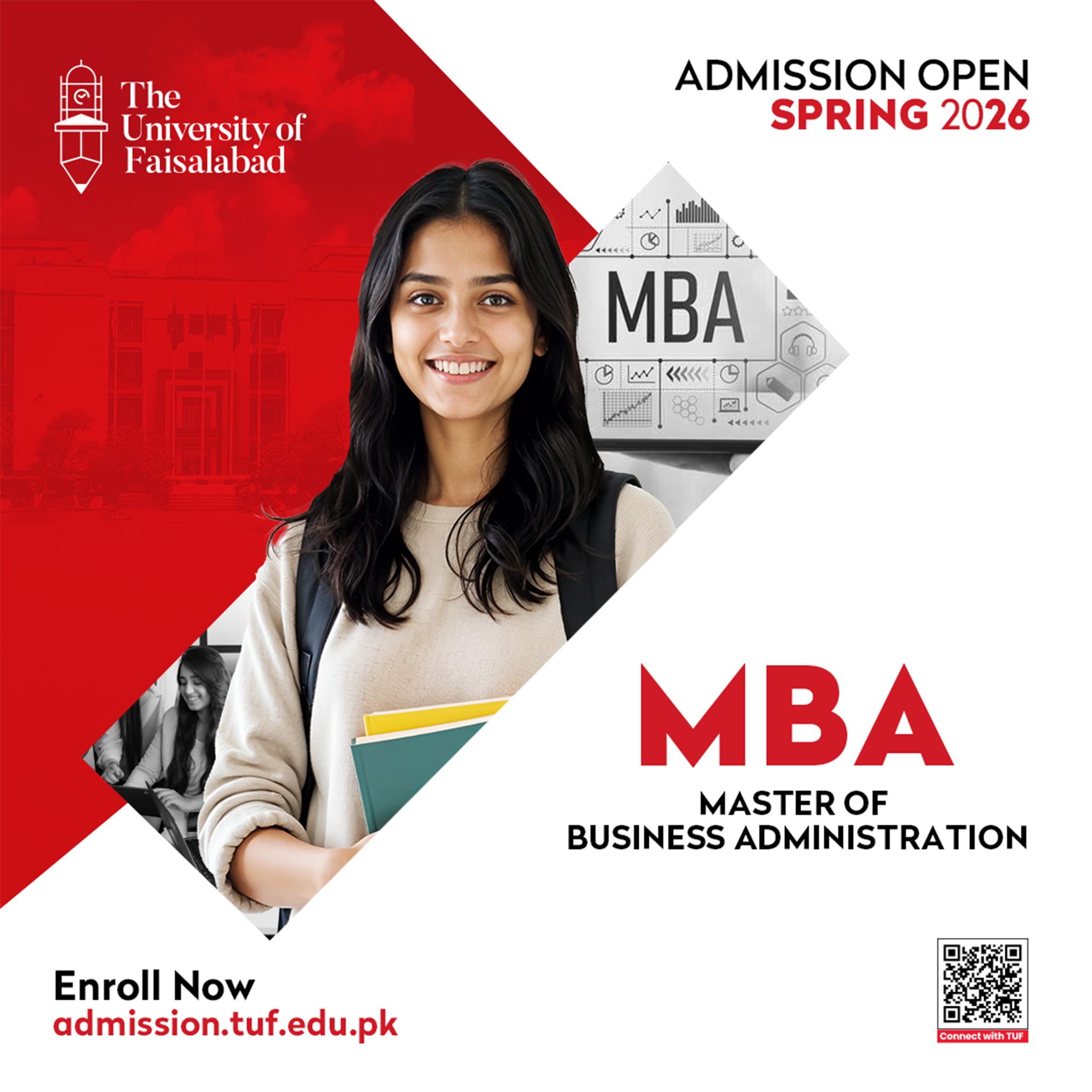 The University of Faisalabad (TUF) MBA Admission admission advertisement The University of Faisalabad (TUF) MBA Admission admission advertisement