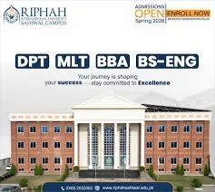 Riphah International University Sahiwal Campus - BS (Spring Admission 2026)