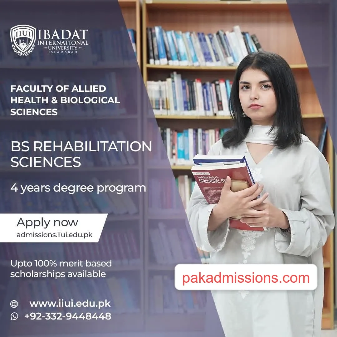 Ibadat International University, Islamabad (IIUI (Ibadat)) BS Admissions admission advertisement