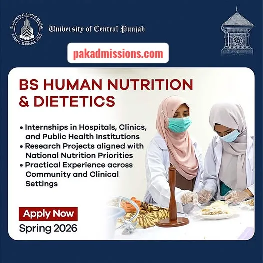 University of Central Punjab (UCP) Spring Admission admission advertisement