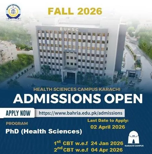 Bahria University Karachi Campus (BU) Spring 2026 admission advertisement