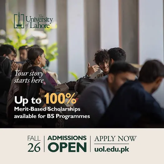 University of Lahore (UOL) - Under Graducate / Graduate / Post Graduate Programs (Fall 2026)