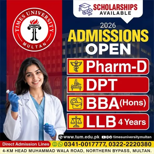 TIMES University (TIMES U) - Undergraduate Programs (UG Fall Admissions 2026)