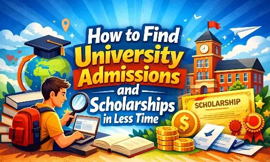 How to Find University Admissions and Scholarships in Less Time