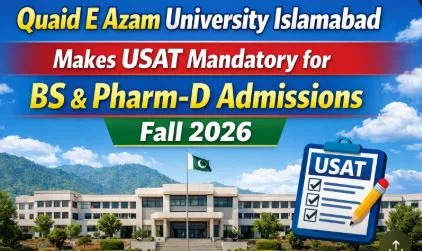QAU Makes USAT Mandatory for BS and Pharm-D