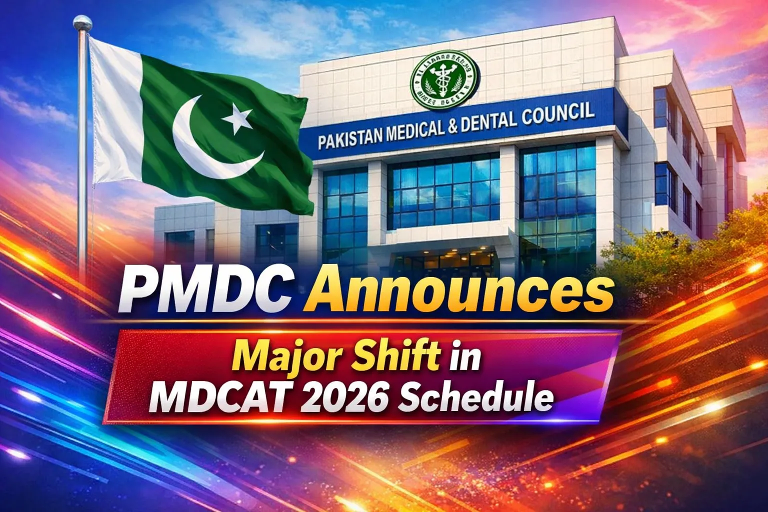 PMDC Announces Major Shift in MDCAT 2026 Schedule