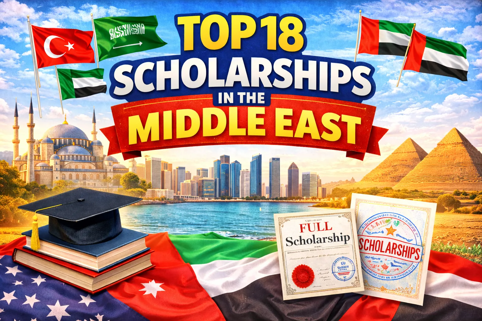 Top 18 Scholarships 2026 in the Middle East
