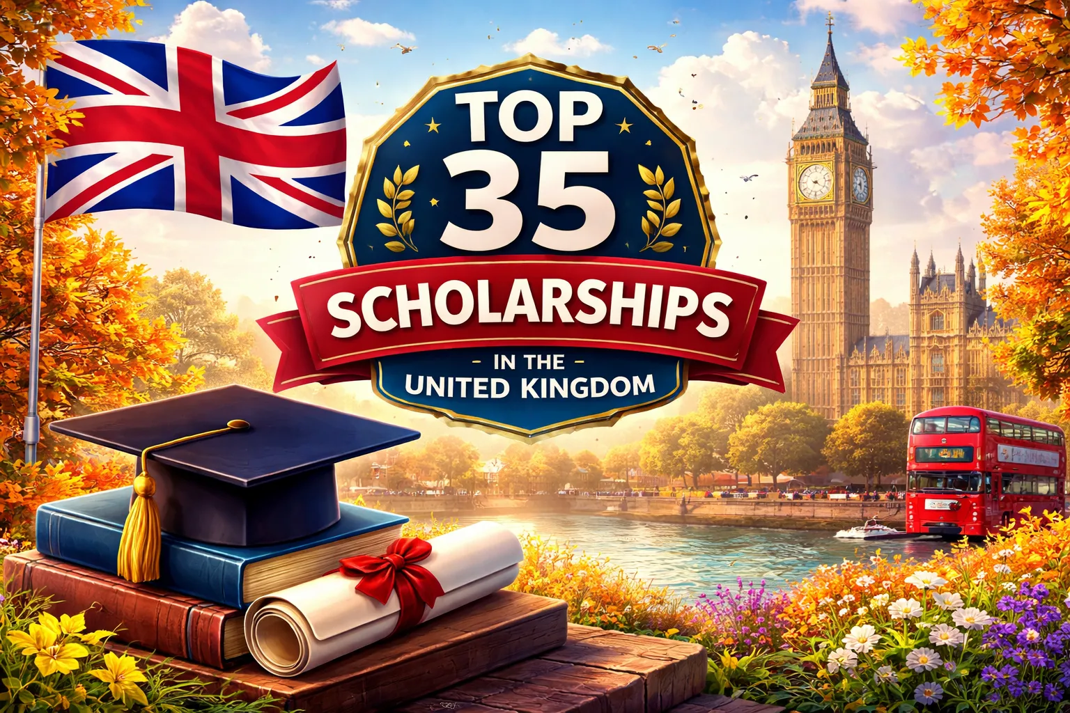 Top 35 Scholarships 2026 in the United Kingdom