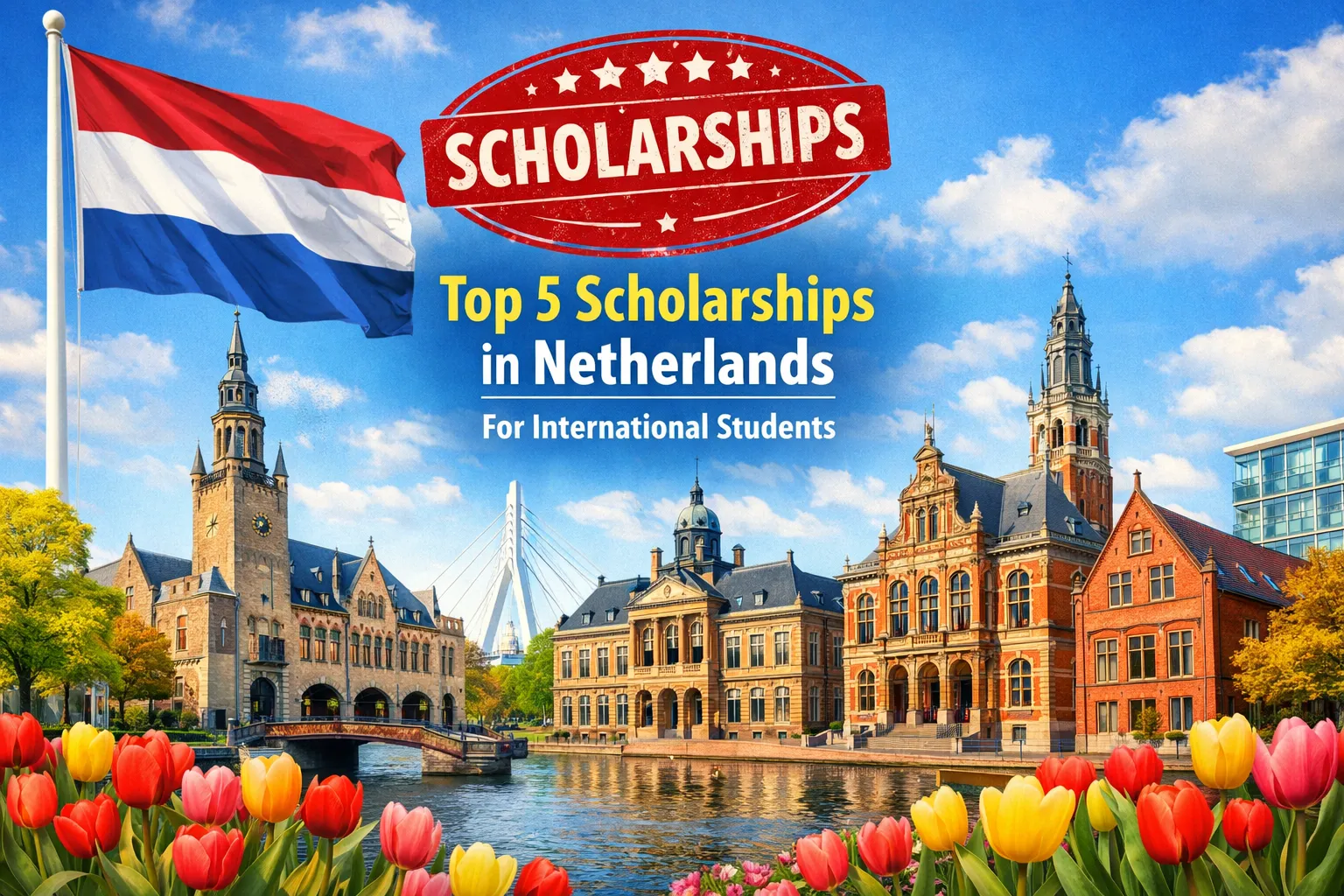 Top Five Scholarships in Netherlands | Apply Now
