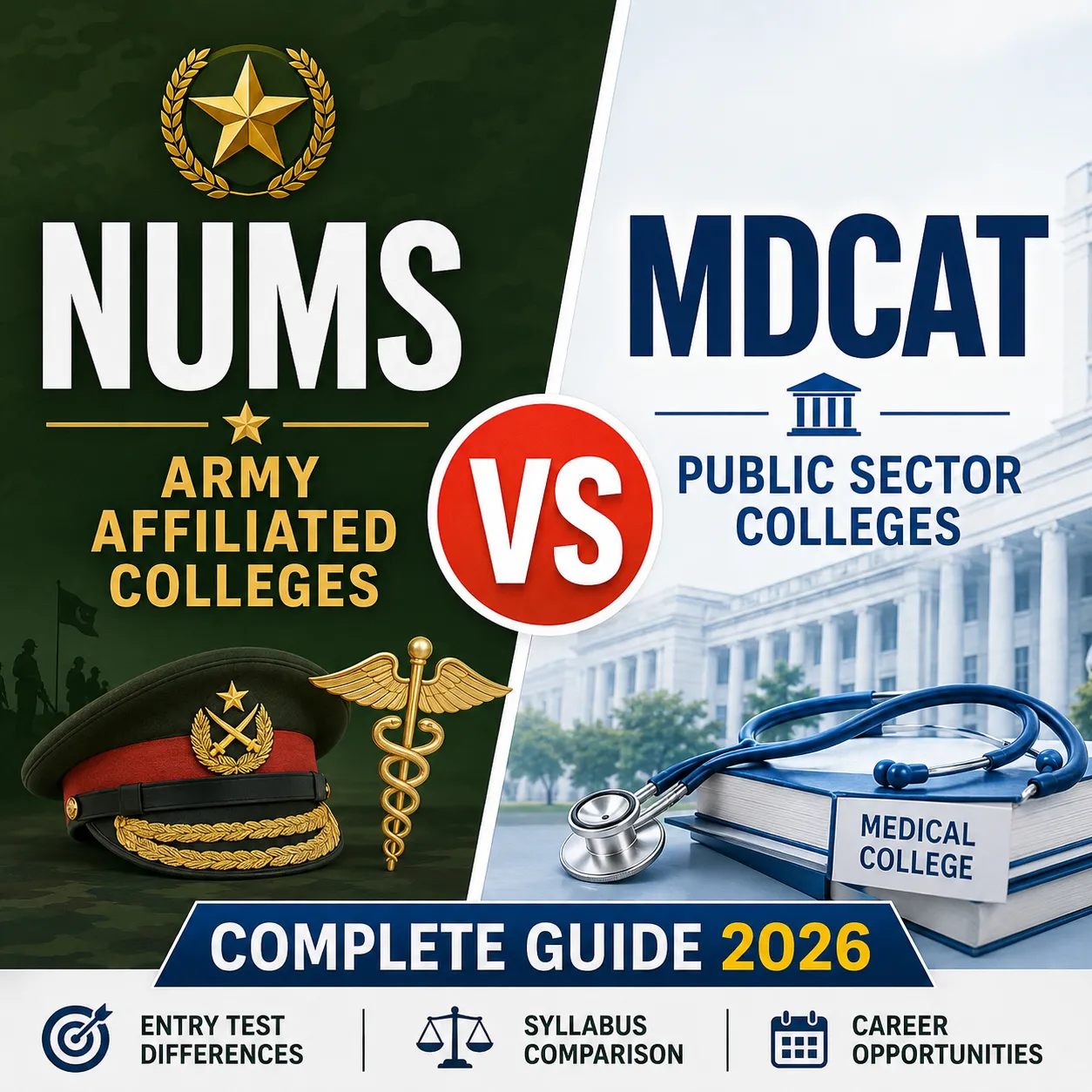 NUMS vs MDCAT – Complete Guide