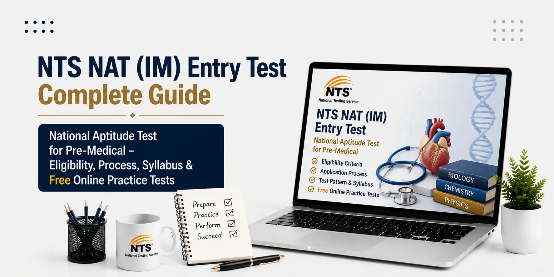 NTS NAT (IM) Entry Test ||  Complete Guide