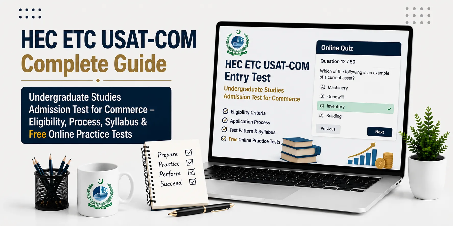 HEC ETC USAT COM Entry Test || Complete Guide