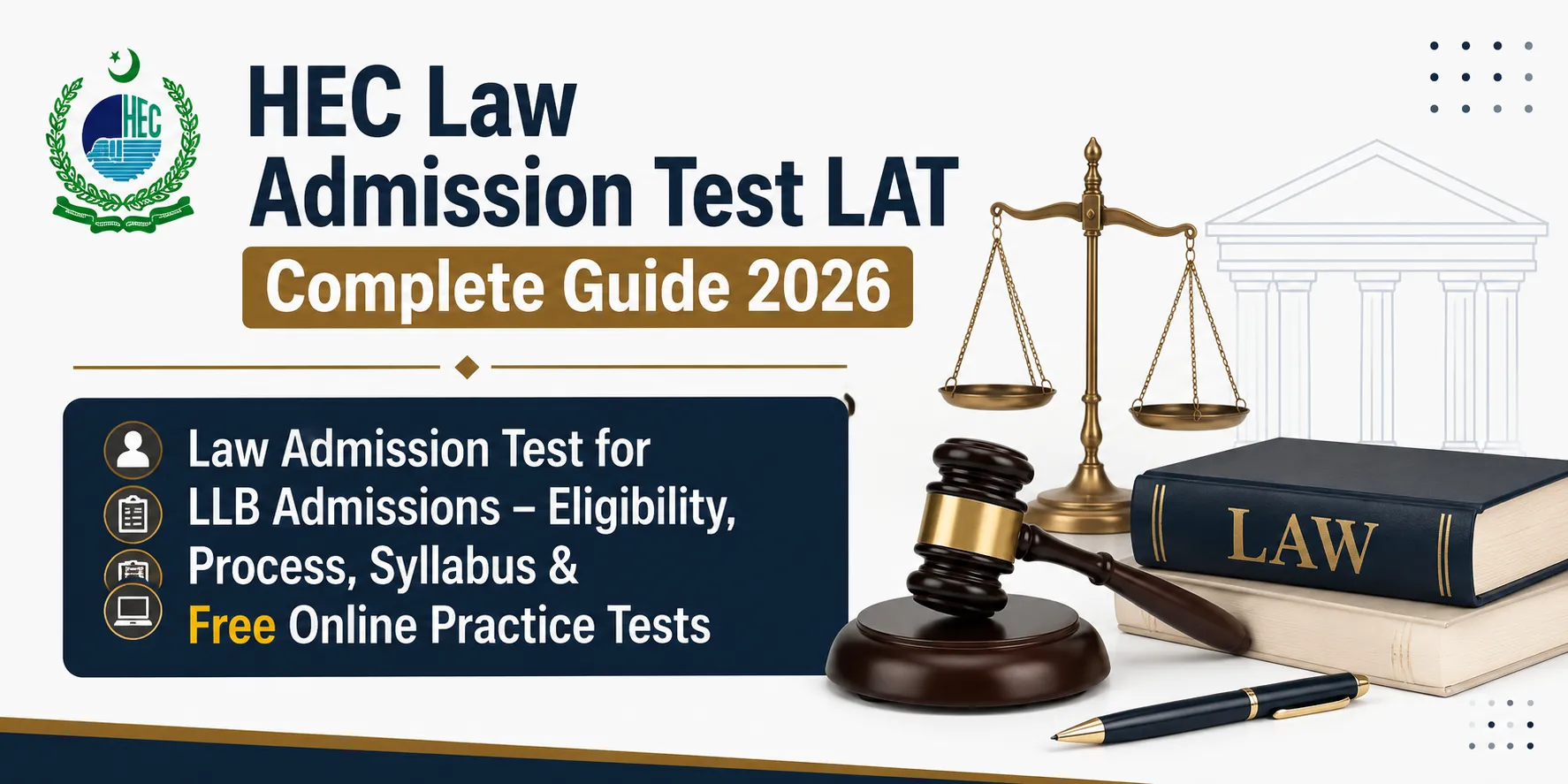 HEC Law Admission Test LAT || Complete Guide