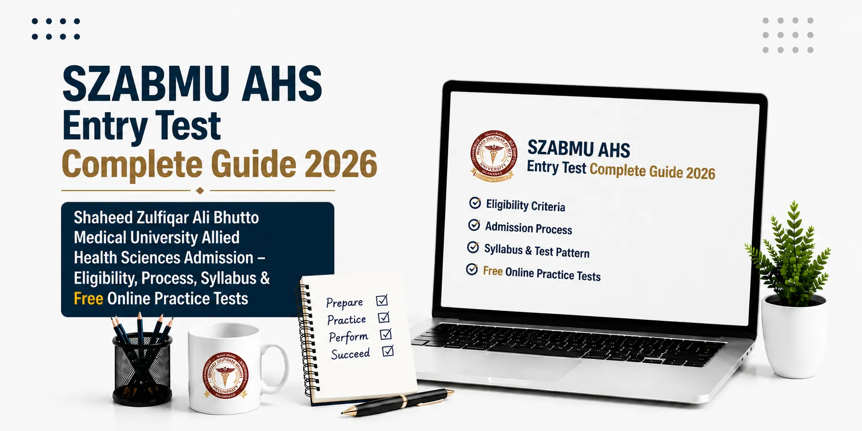 SZABMU Entry Test for AHS Programs | Complete Guide 2026