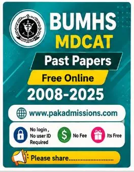 BUMHS MDCAT Past Papers Online Free Quizzes
