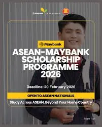 ASEAN-Maybank Scholarship Programme for undergraduate studies Scholarship Information