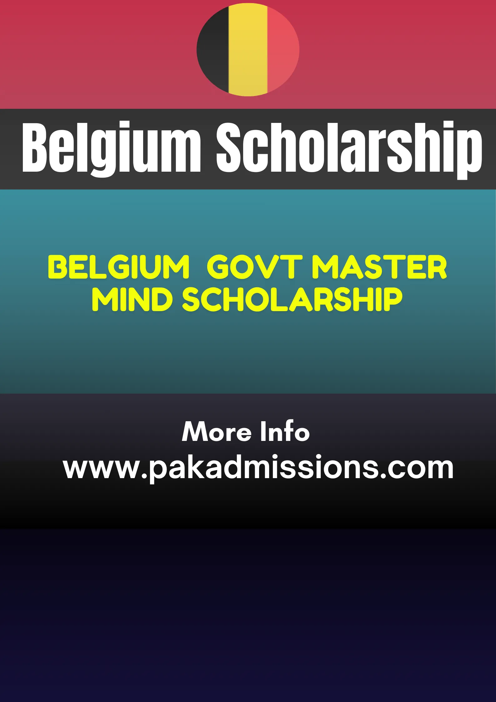 Master Mind Scholarship in Belgium