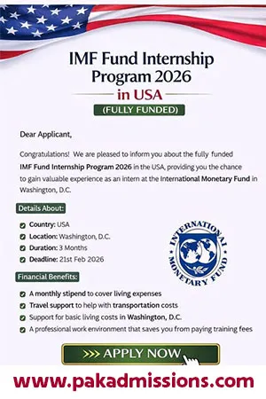 IMF Fund Internship Program in the USA - Fully Funded Scholarship Information IMF Fund Internship Program in the USA - Fully Funded Scholarship Information