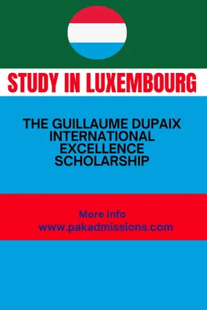 The Guillaume Dupaix International Excellence Scholarship in Luxembourg Scholarship Information