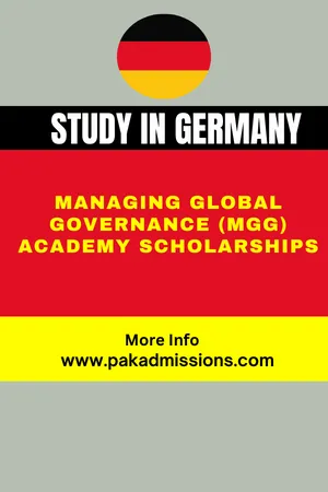 Managing Global Governance (MGG) Academy in Germany Scholarship Information