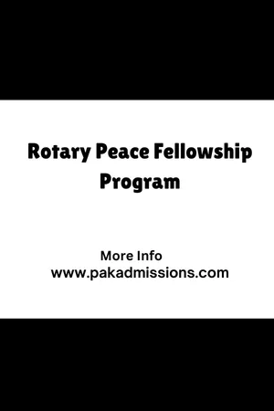 Rotary Peace Fellowship Program Scholarship Information Rotary Peace Fellowship Program Scholarship Information