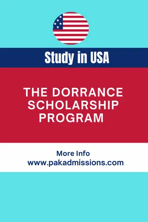 The Dorrance Scholarship Program in USA Scholarship Information The Dorrance Scholarship Program in USA Scholarship Information