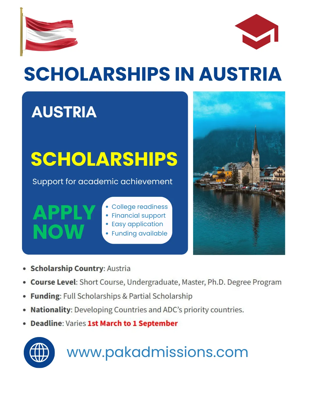 Government of Austria Fully Funded Scholarships an Opportunity to Study in Europe