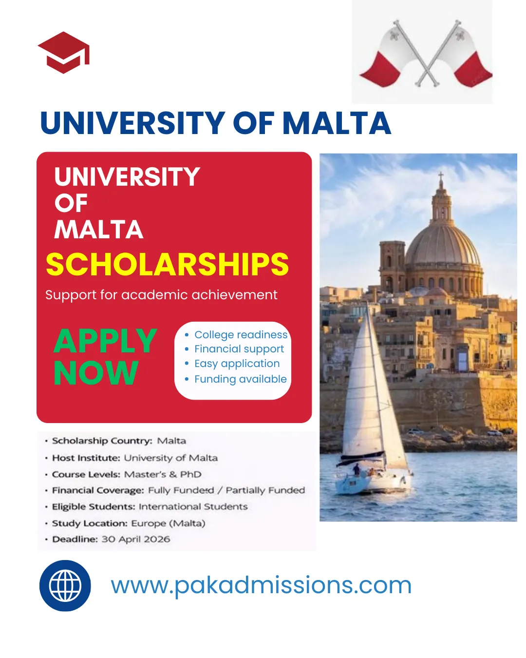 University of Malta Scholarships an Opportunity to Study in Malta Scholarship Information