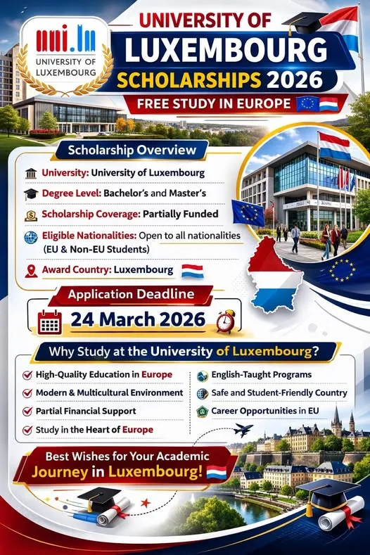 University of Luxembourg Scholarships an Opportunity to Study in Europe