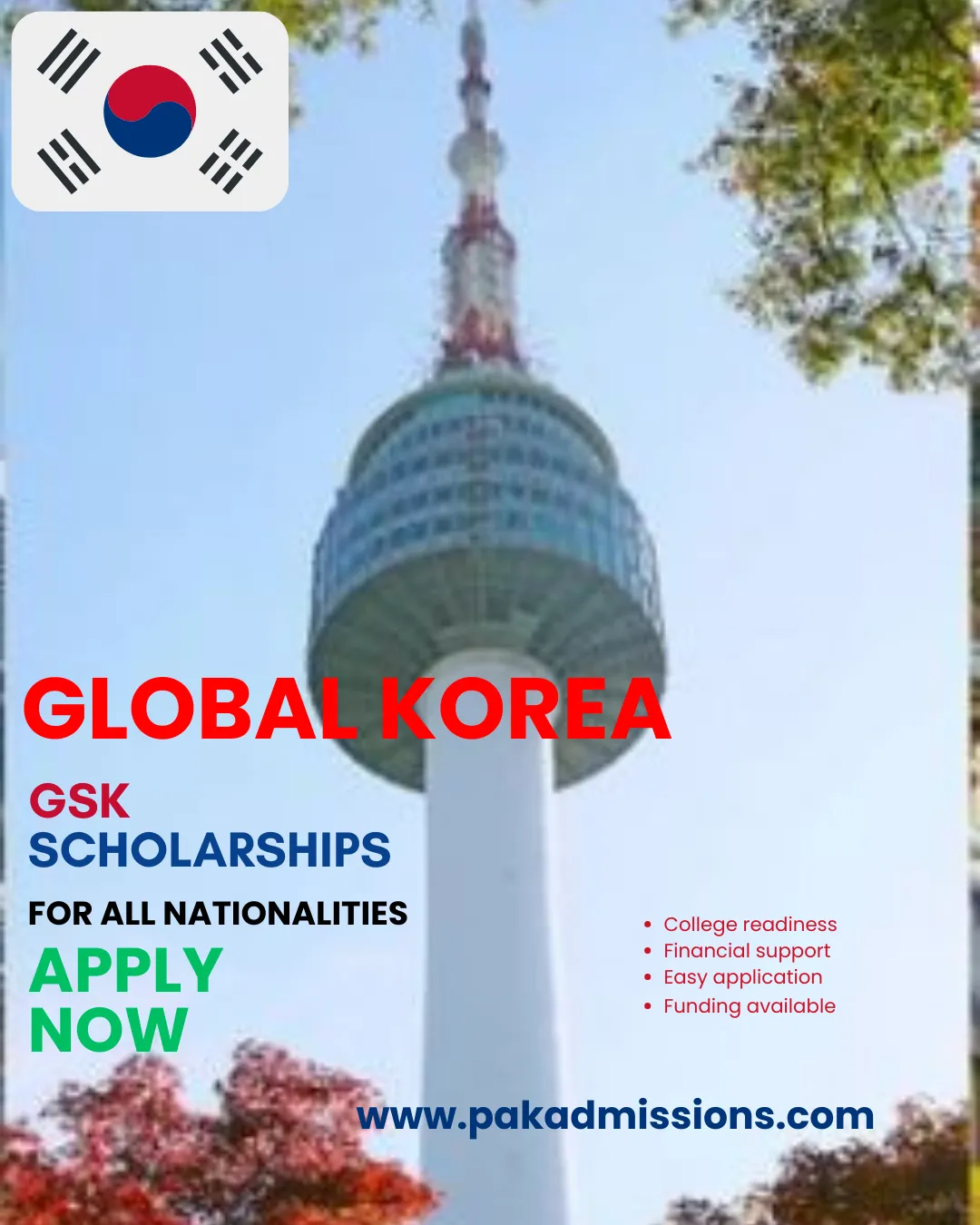 Global Korea Scholarship Fully Funded Exchange Program in South Korea