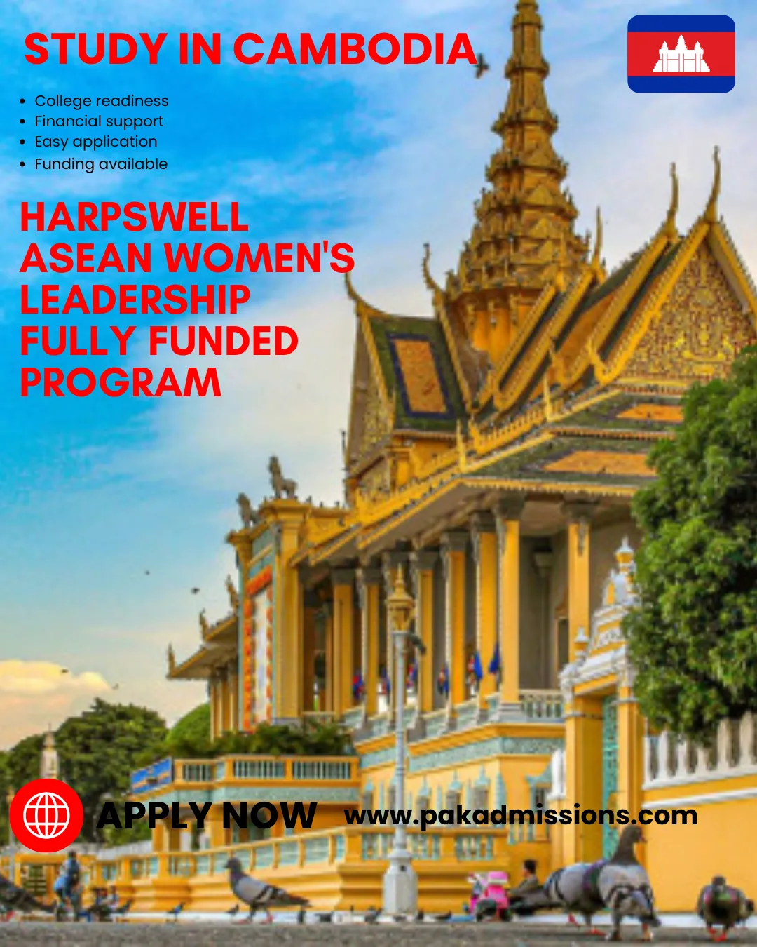 Harpswell ASEAN Women's Fully Funded Leadership Program in Cambodia