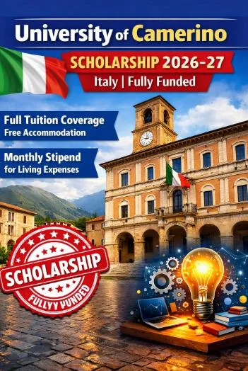 University of Camerino Fully Funded Scholarship in Italy  Scholarship Information