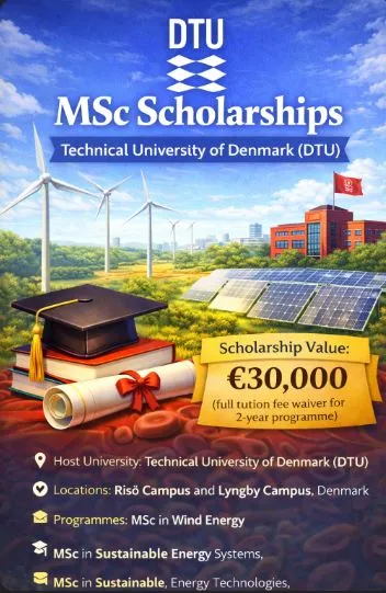 DTU DigiWind Scholarship in Denmark Scholarship Information