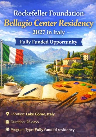 Rockefeller Foundation Bellagio Center Residency in Italy: Scholarship Information