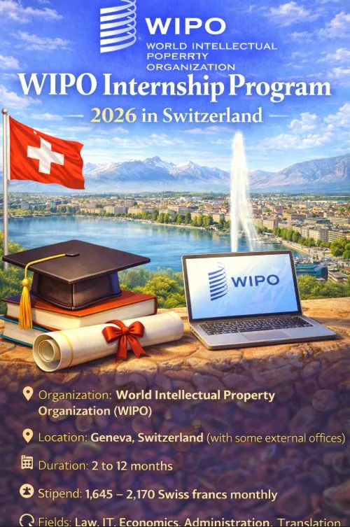 WIPO Internship Program in Switzerland