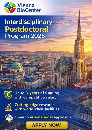 Vienna BioCenter Postdoctoral Fellowship in Austria