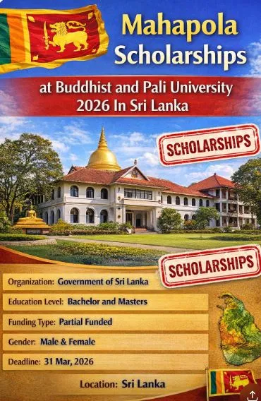 Mahapola Scholarships Buddhist and Pali University in Sri Lanka Scholarship Information Mahapola Scholarships Buddhist and Pali University in Sri Lanka Scholarship Information