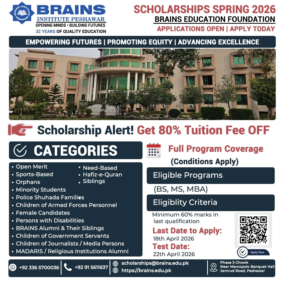 BRAINS Education Foundation Scholarships Scholarship Information