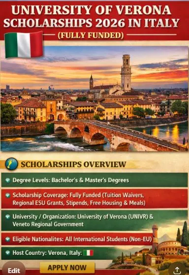 University of Verona Scholarships in Italy