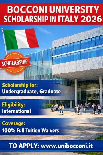 University of Bocconi Scholarship in Italy Scholarship Information