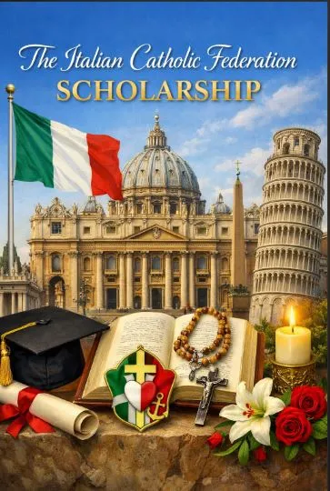 italian catholic federation Scholarship Scholarship Information