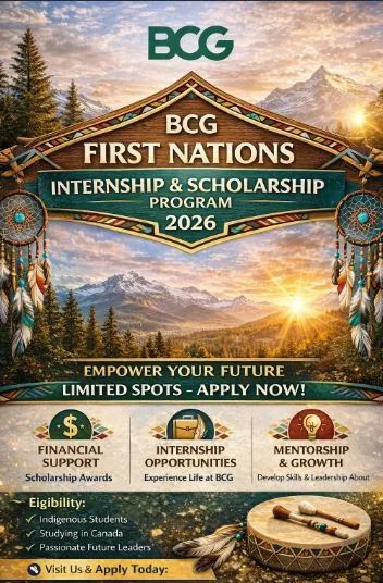 BCG First Nations Internship and Scholarship Program Scholarship Information