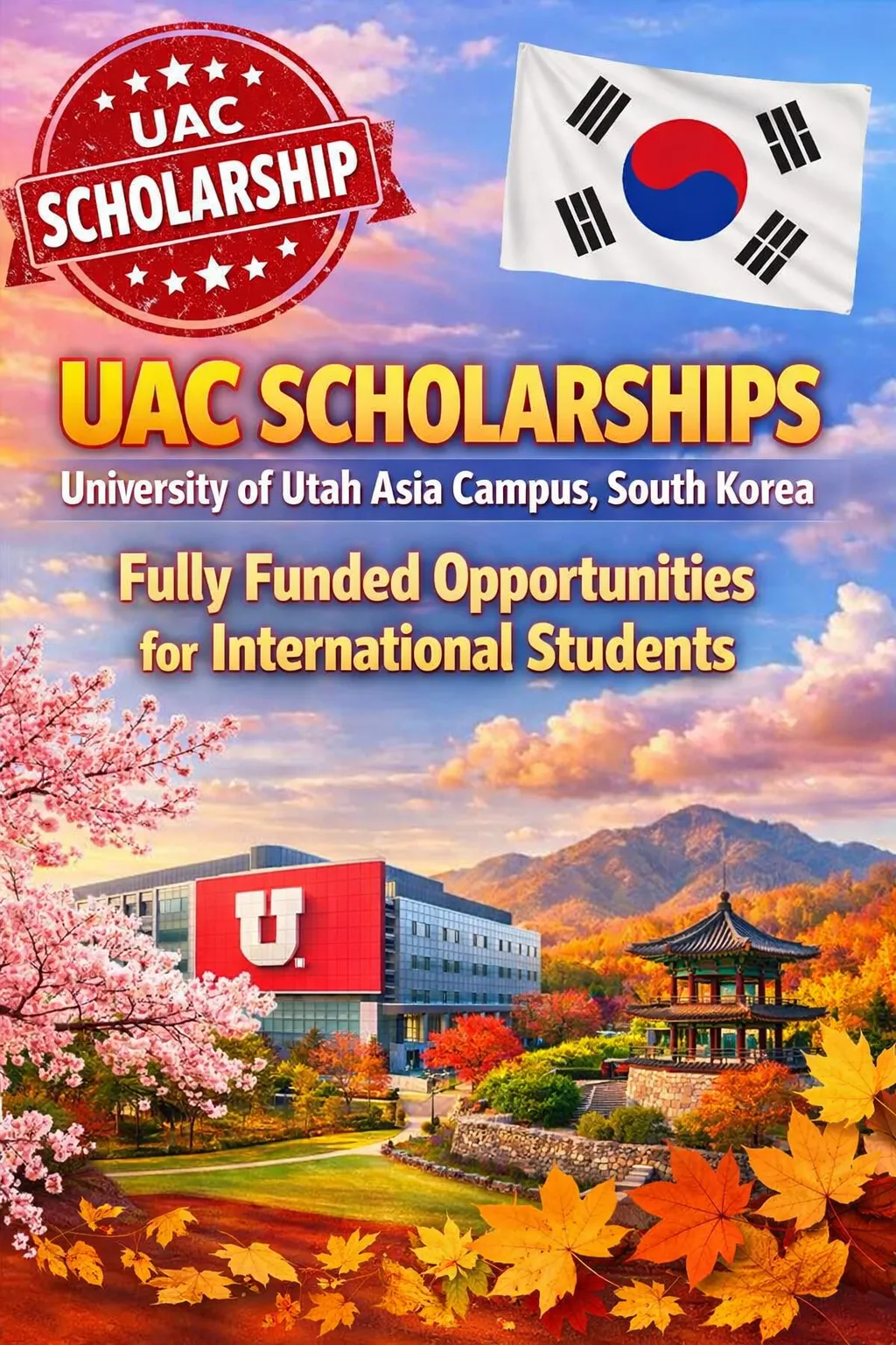 UAC Scholarships at University of Utah Asia Campus Scholarship Information UAC Scholarships at University of Utah Asia Campus Scholarship Information
