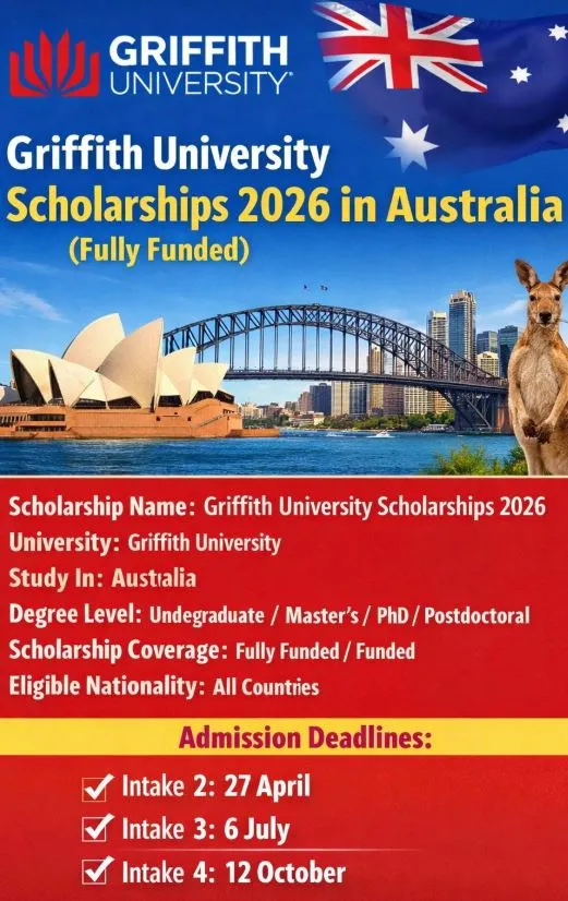 Griffith University Scholarships 2026 in Australia Scholarship Information