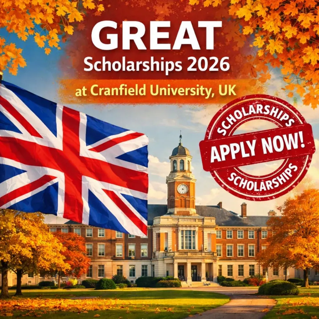 Cranfield University GREAT Scholarships in UK  Scholarship Information