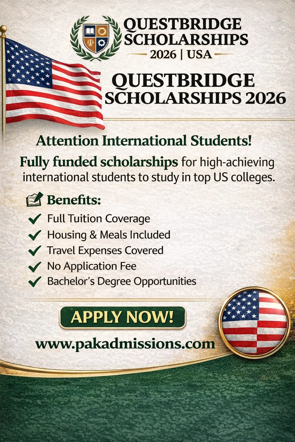 QuestBridge Scholarships in the USA Scholarship Information