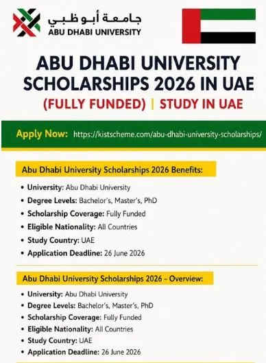 Abu Dhabi University Bachelor’s, Master’s and PhD Scholarships Scholarship Information Abu Dhabi University Bachelor’s, Master’s and PhD Scholarships Scholarship Information