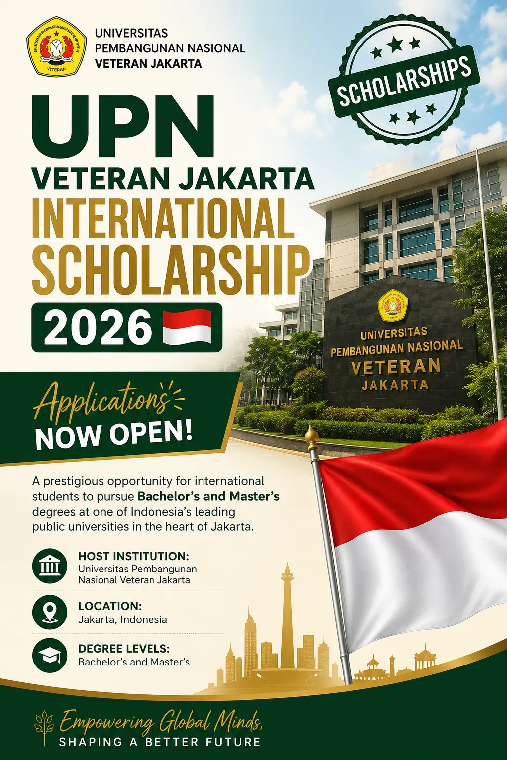 UPN Veteran Jakarta International Scholarship Indonesia