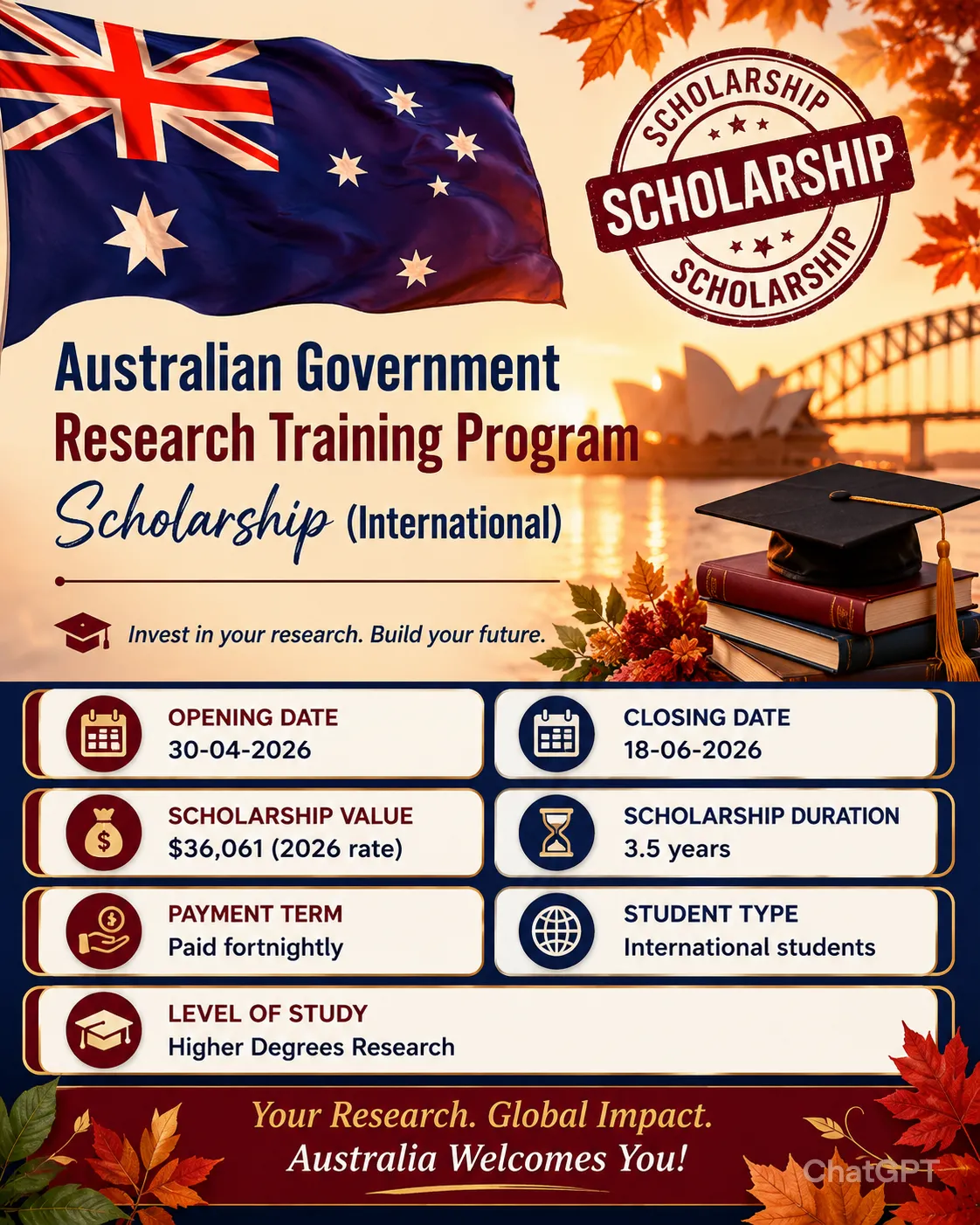 Flinders University AGRTP Scholarship in Australia Scholarship Information Flinders University AGRTP Scholarship in Australia Scholarship Information